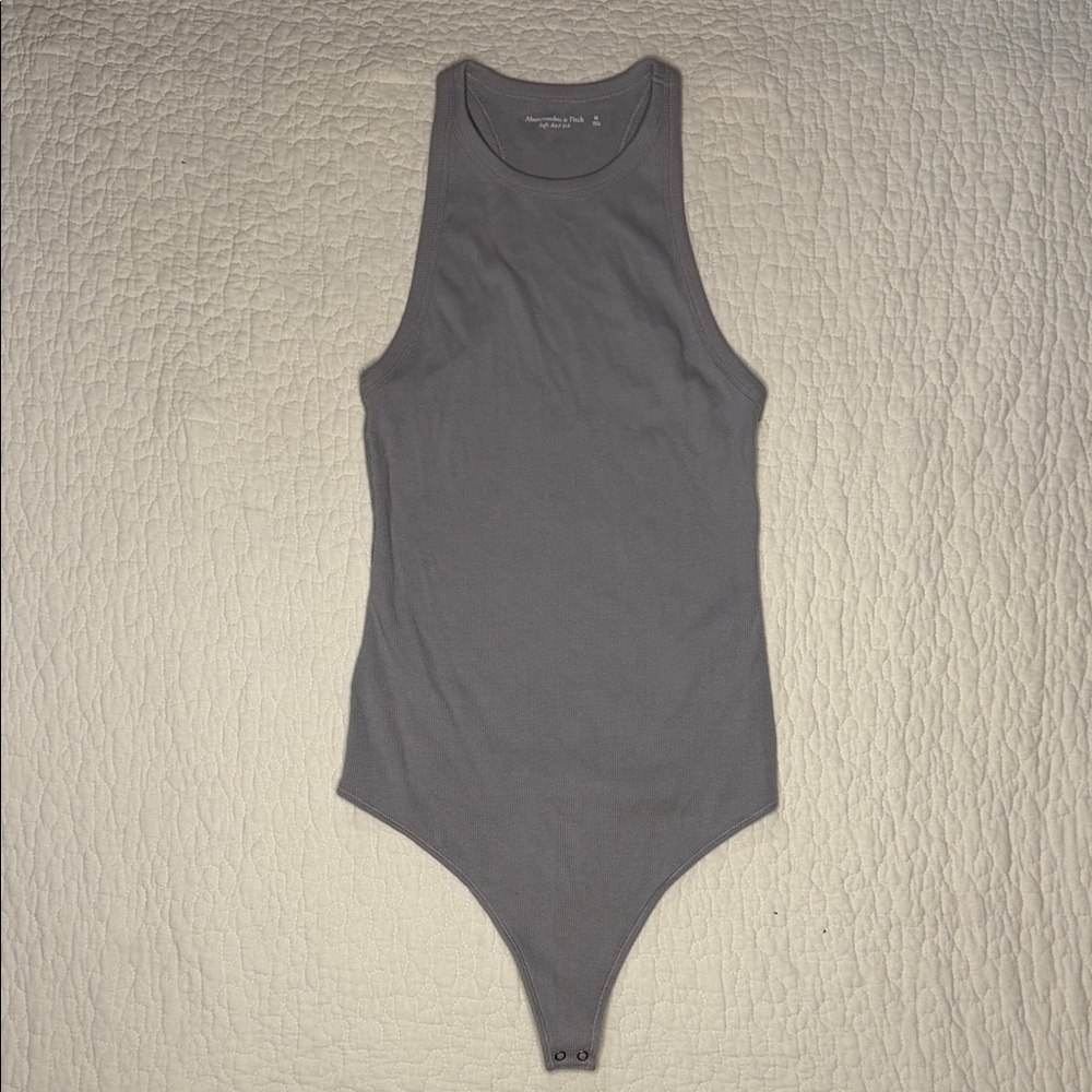 Abercrombie & Fitch Soft Ribbed Tank Top - Gray